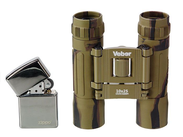 Бинокль Veber Sport БН 10x25 камуфлированный