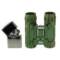 Бинокль Veber Sport БН 8x21 камуфлированный
