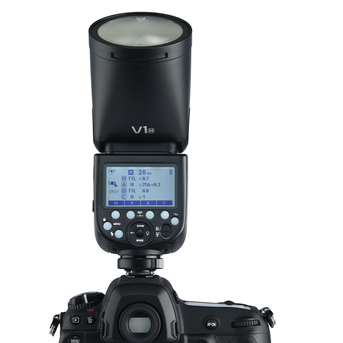 Вспышка накамерная Godox Ving V1N TTL с круглой головкой для Nikon