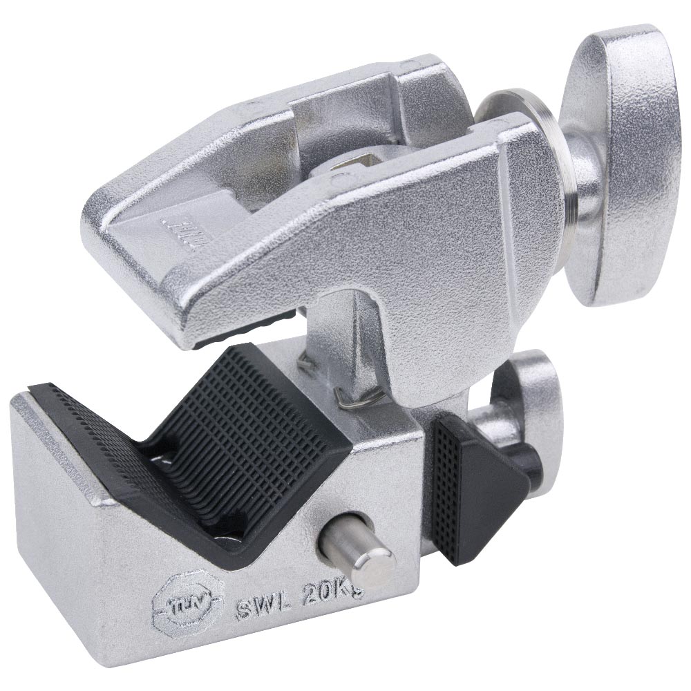 Зажим KUPO KCP-700 SUPER CONVI CLAMP SILVER W/ KCP-7SDL SADDLE