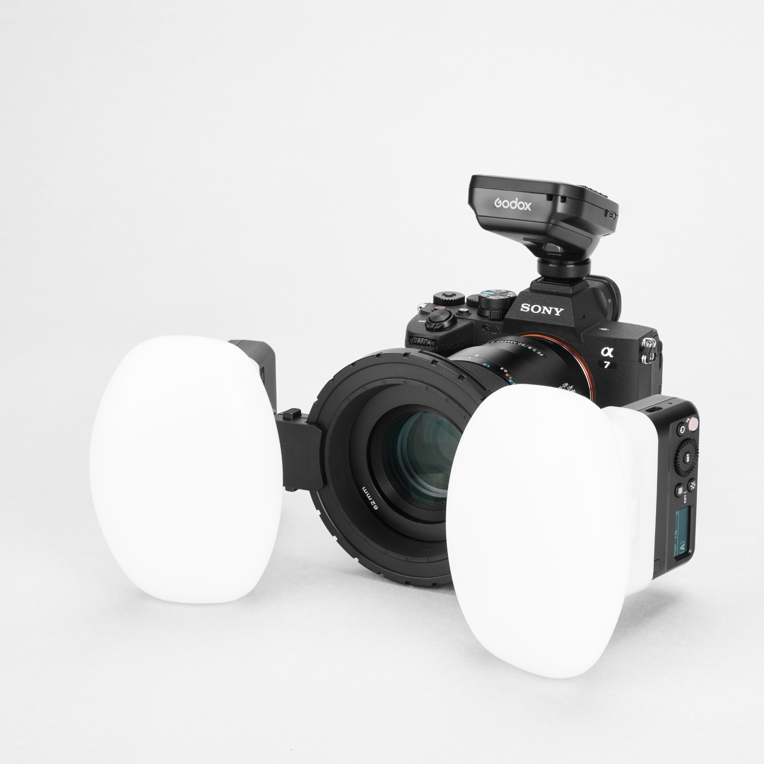Комплект импульсных осветителей Godox MF12-DK1  для макросъемки