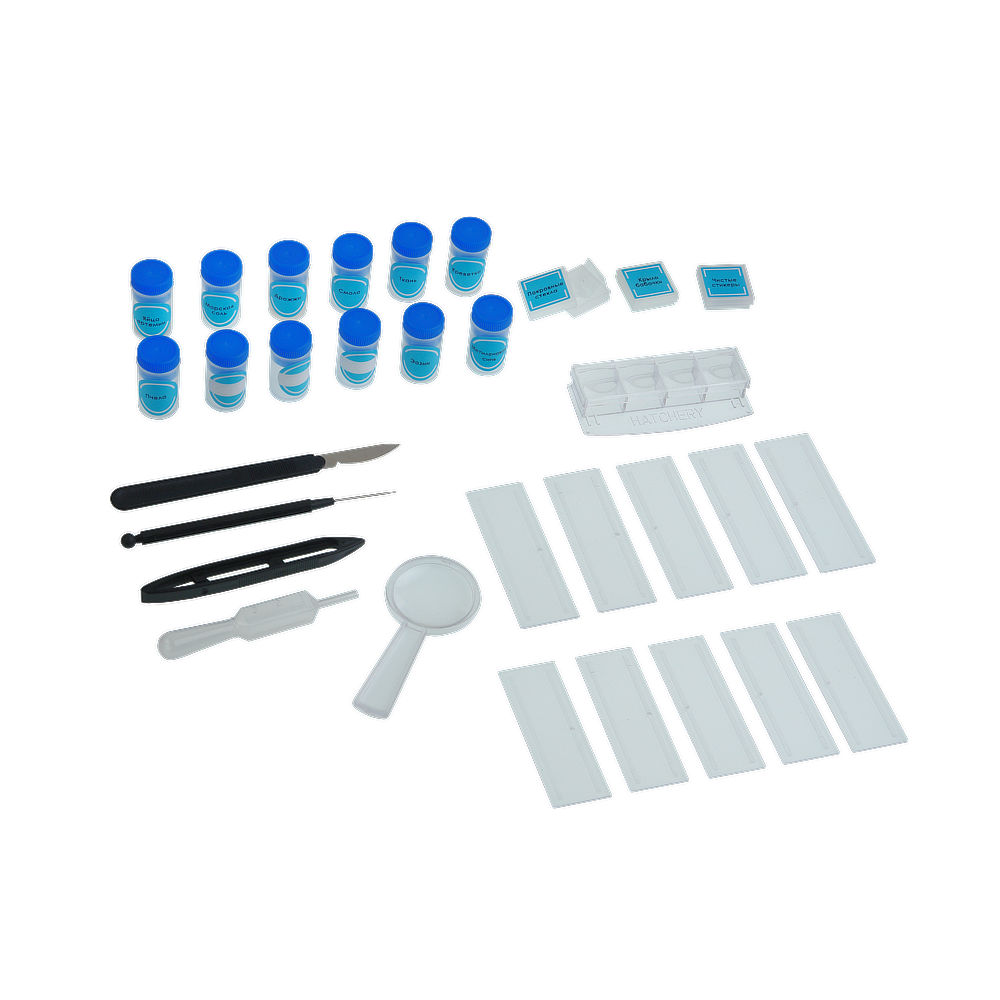 Набор для экспериментов под микроскопом Микромед Эврика Kit1
