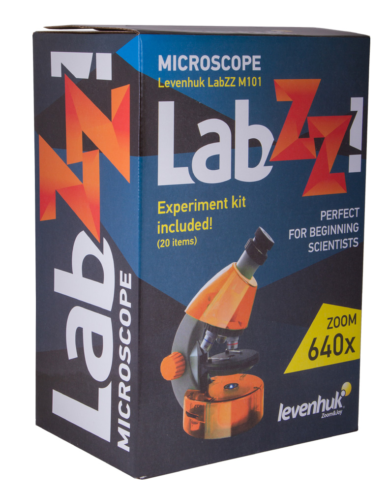 Микроскоп Levenhuk LabZZ M101 OrangeАпельсин