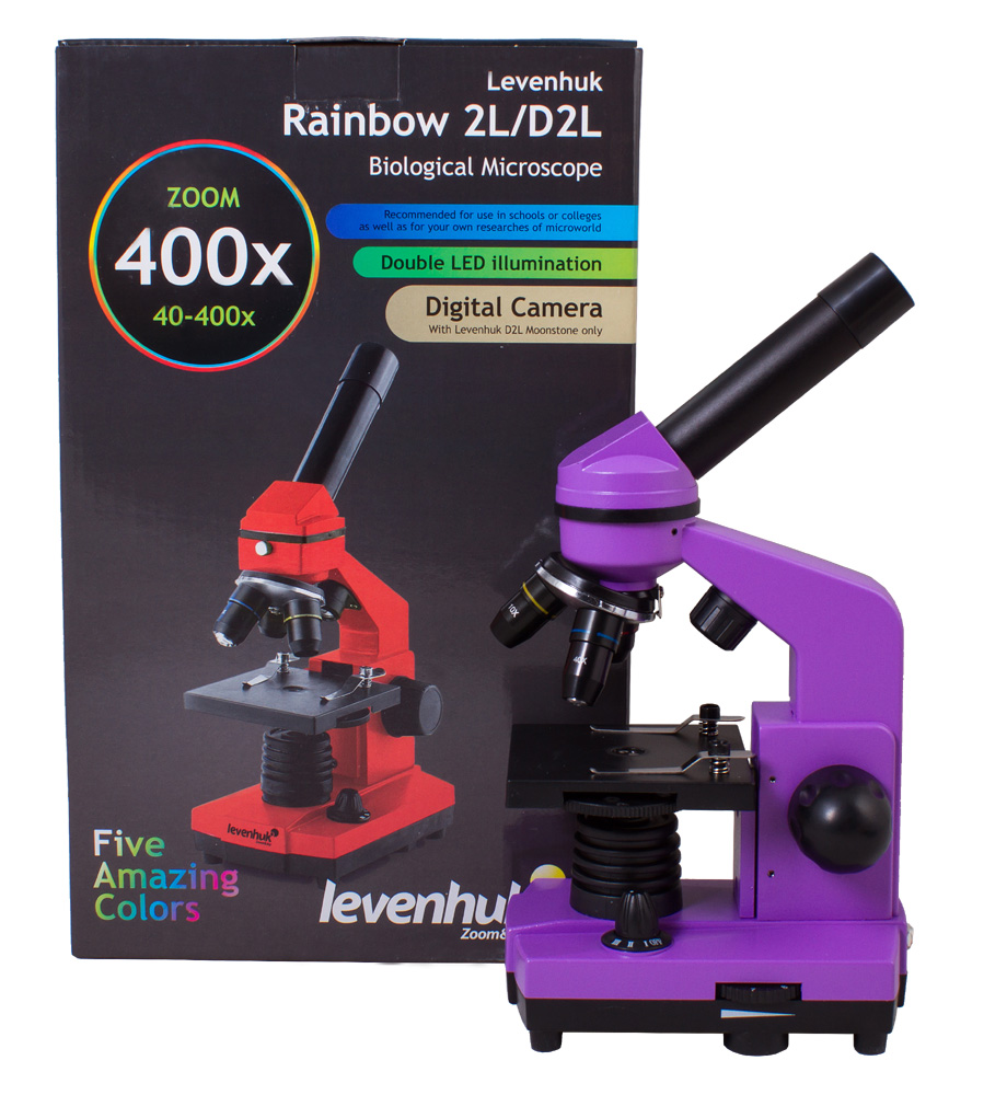 Микроскоп Levenhuk Rainbow 2L AmethystАметист