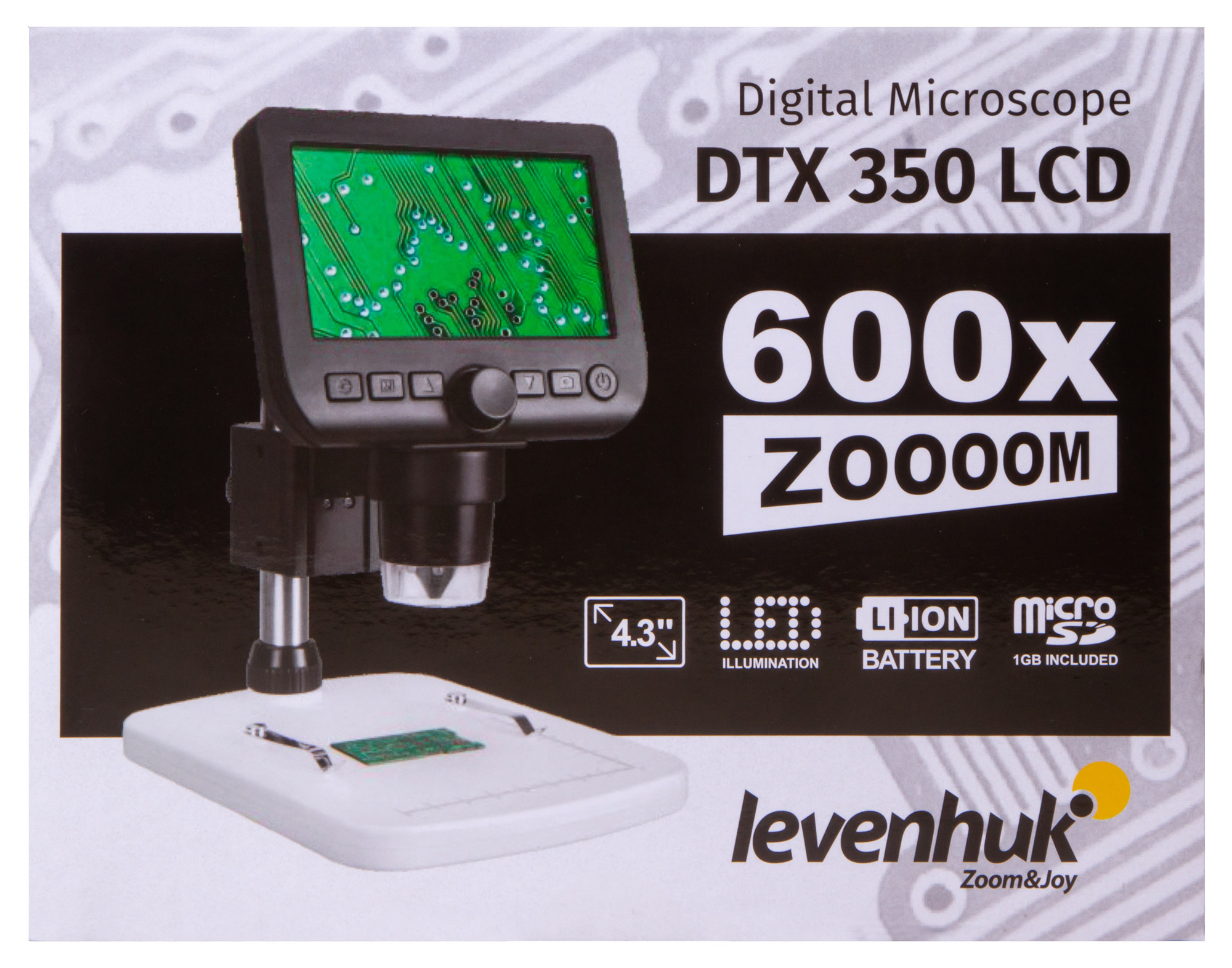 Микроскоп цифровой Levenhuk DTX 350 LCD