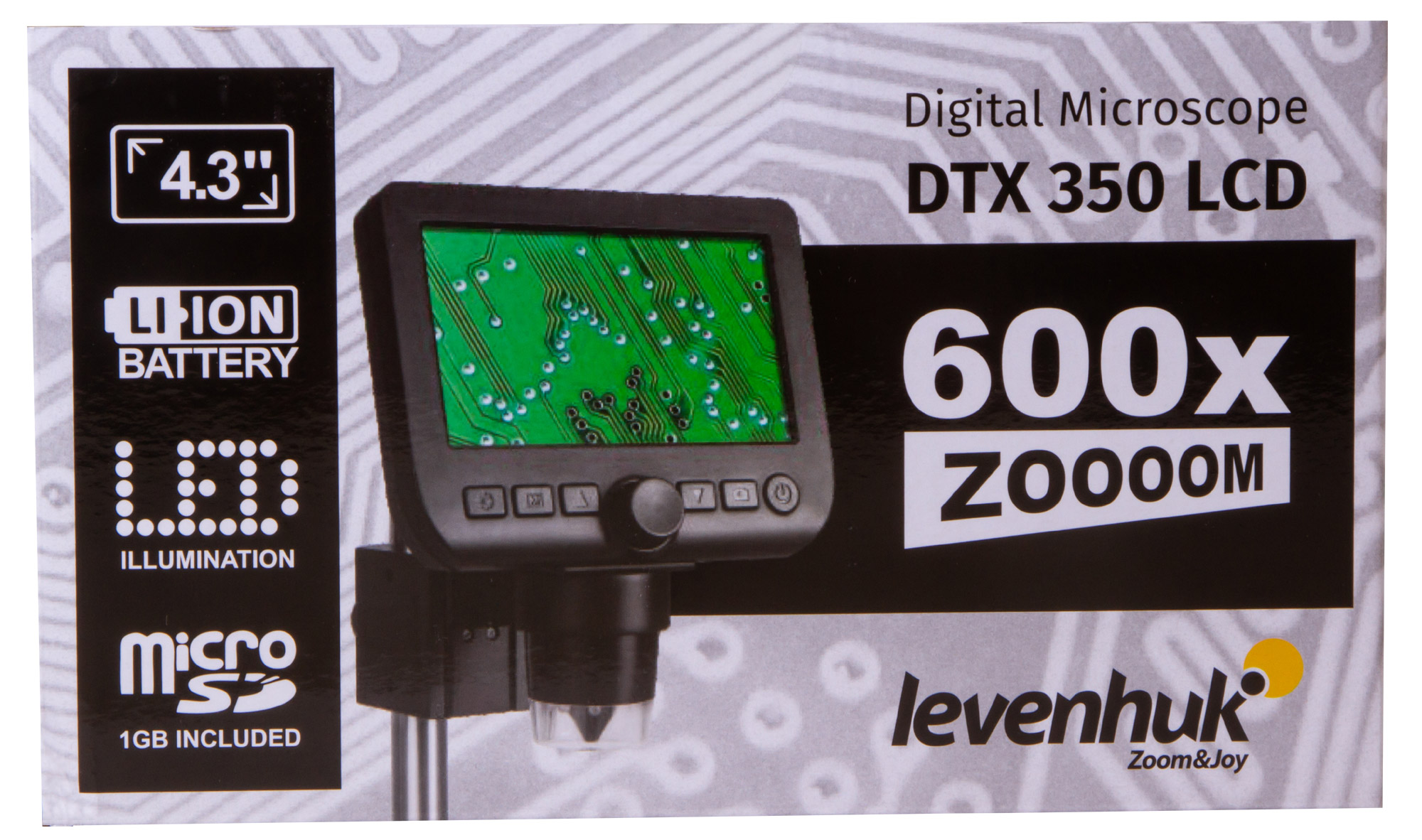 Микроскоп цифровой Levenhuk DTX 350 LCD