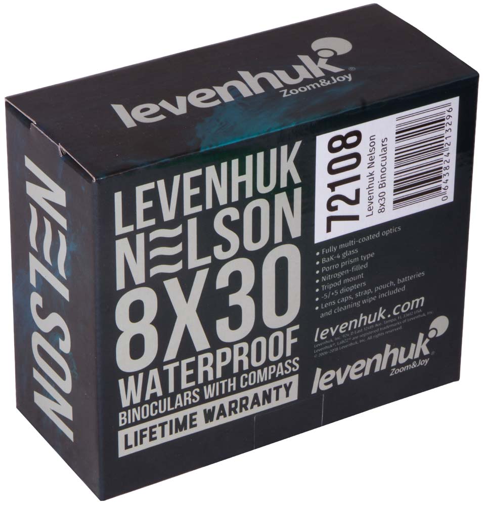 Бинокль Levenhuk Nelson 8x30