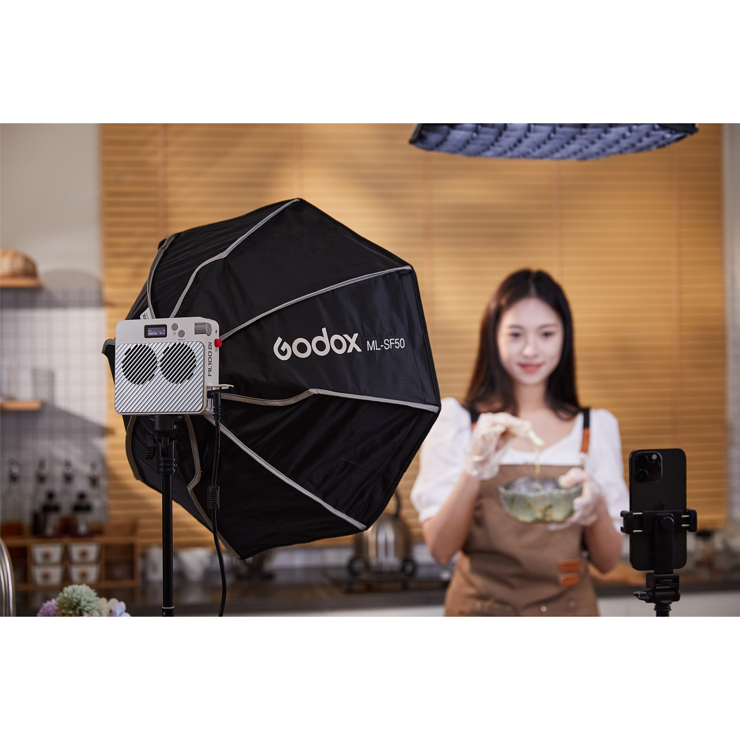 Октобокс Godox ML-SF50 с сотами для ML100Bi