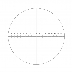 Окуляр 10х/18 со шкалой (М1 М2 inf.)