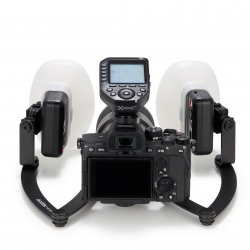 Комплект импульсных осветителей Godox MF12-DK1  для макросъемки