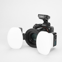 Комплект импульсных осветителей Godox MF12-DK1  для макросъемки