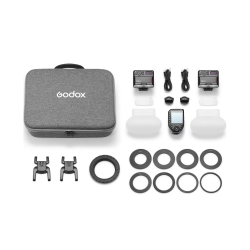 Комплект импульсных осветителей Godox MF12-DK1  для макросъемки