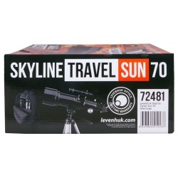 Телескоп Levenhuk Skyline Travel Sun 70