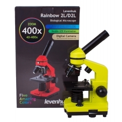 Микроскоп Levenhuk Rainbow 2L LimeЛайм