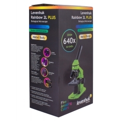 Микроскоп Levenhuk Rainbow 2L PLUS OrangeАпельсин