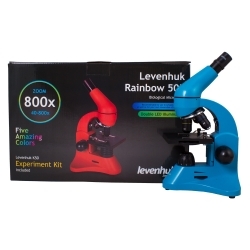 Микроскоп Levenhuk Rainbow 50L AzureЛазурь