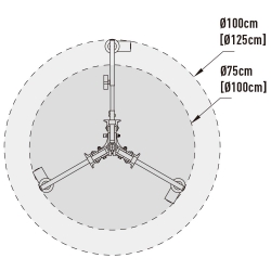 База на колесах KUPO 340 ROLLER STAND BASE
