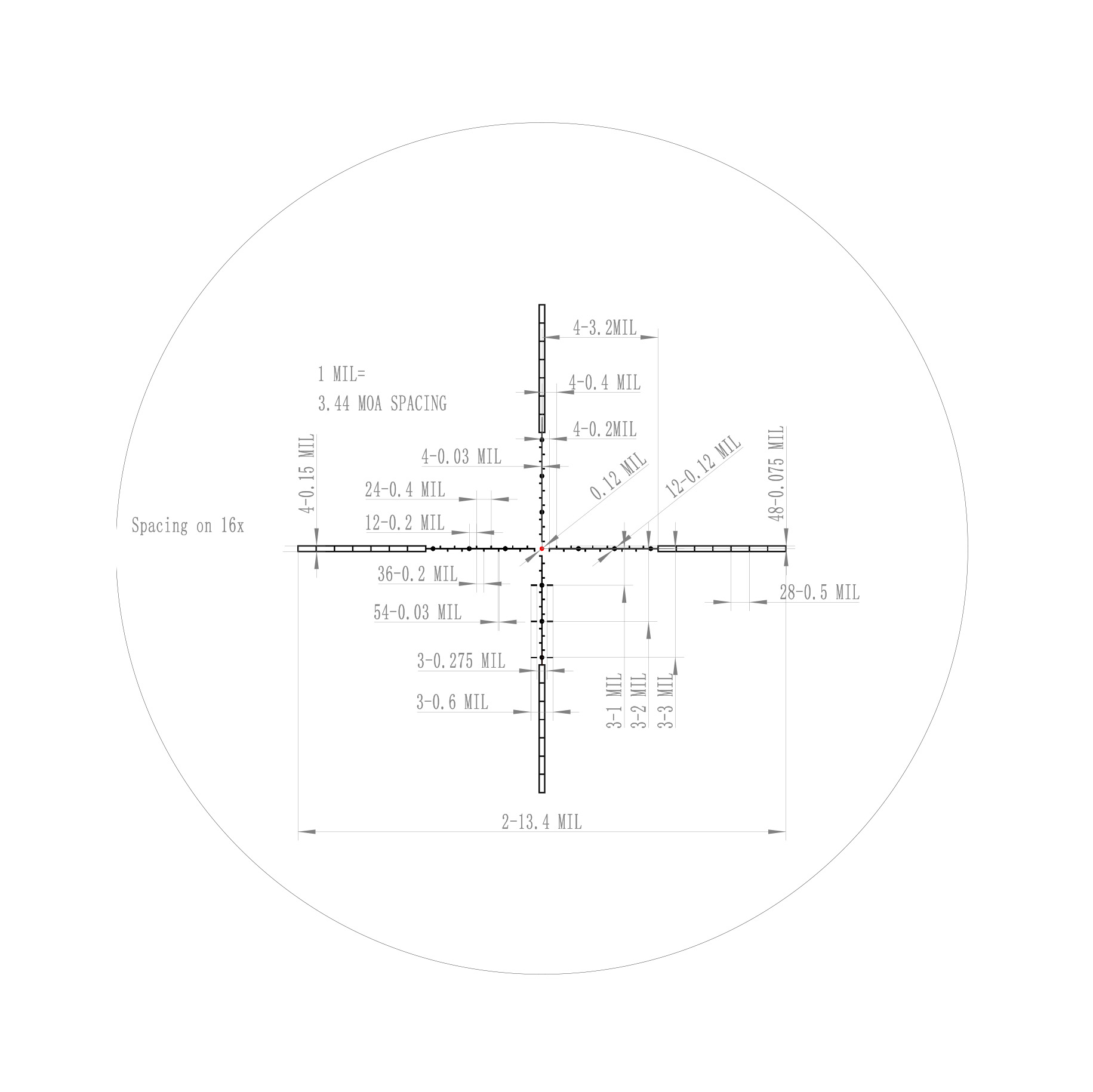 Прицел оптический Veber Пневматика III 4-16X50 SF IR