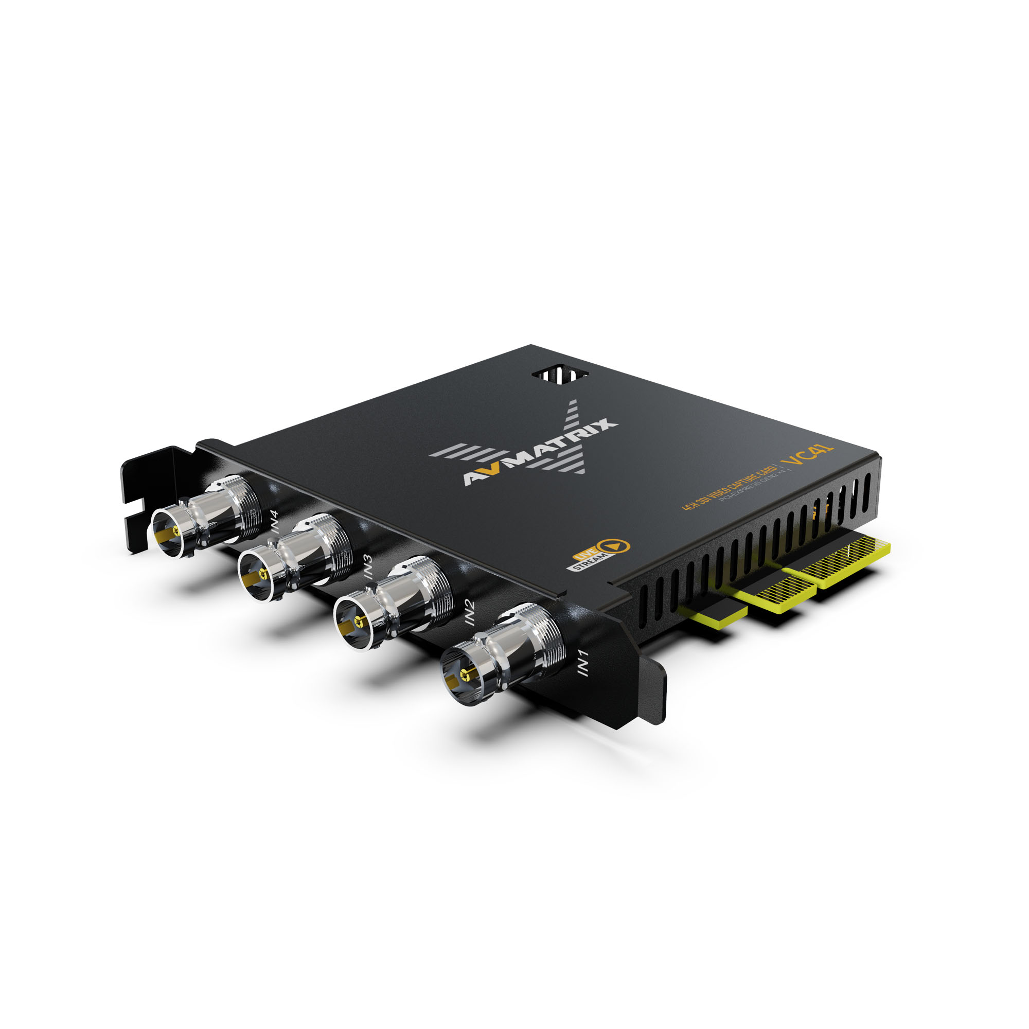 Плата видеозахвата AVMATRIX VC41 4CH 3G-SDI PCIE Плата видеозахвата AVMATRIX VC41 4CH 3G-SDI PCIE