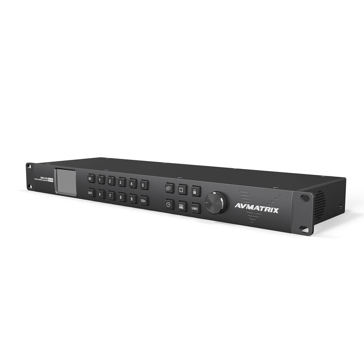 Мультивьюер коммутатор AVMATRIX MMV1630 компактный 1RU 3G-SDI 16CH Мультивьюер коммутатор AVMATRIX MMV1630 компактный 1RU 3G-SDI 16CH
