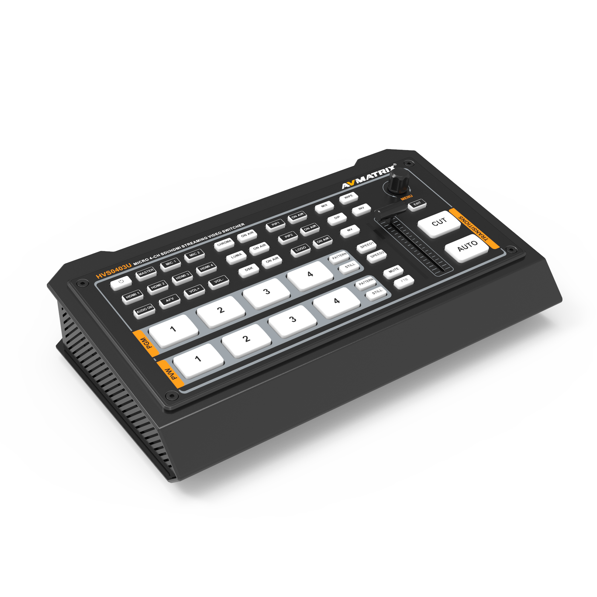 Видеомикшер AVMATRIX HVS0403U компактный 4CH SDI/HDMI USB Видеомикшер AVMATRIX HVS0403U компактный 4CH SDI/HDMI USB