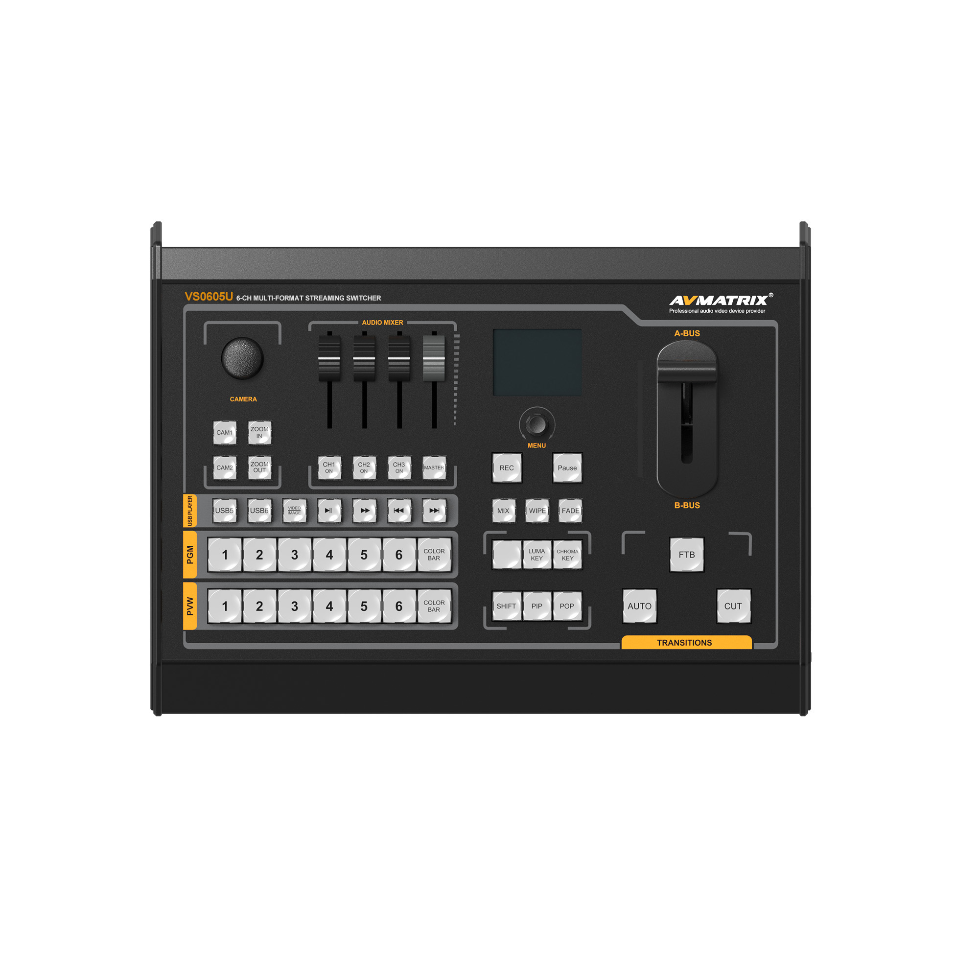 Видеомикшер AVMATRIX VS0605U cтационарный 6CH SDI PTZ USB Видеомикшер AVMATRIX VS0605U cтационарный 6CH SDI PTZ USB
