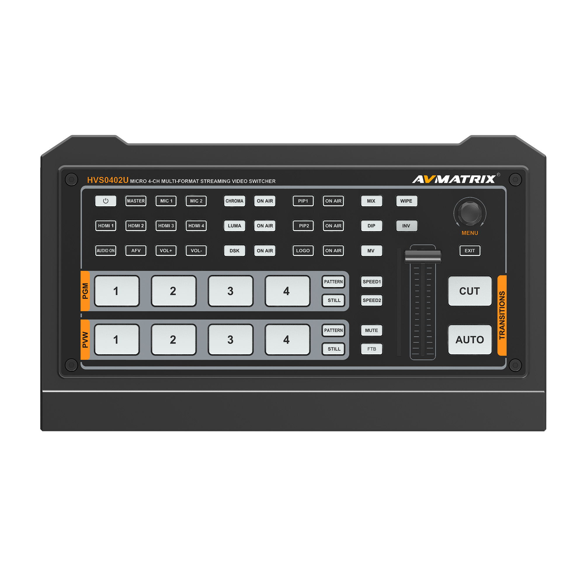 Видеомикшер AVMATRIX HVS0402U компактный 4CH HDMI USB Видеомикшер AVMATRIX HVS0402U компактный 4CH HDMI USB