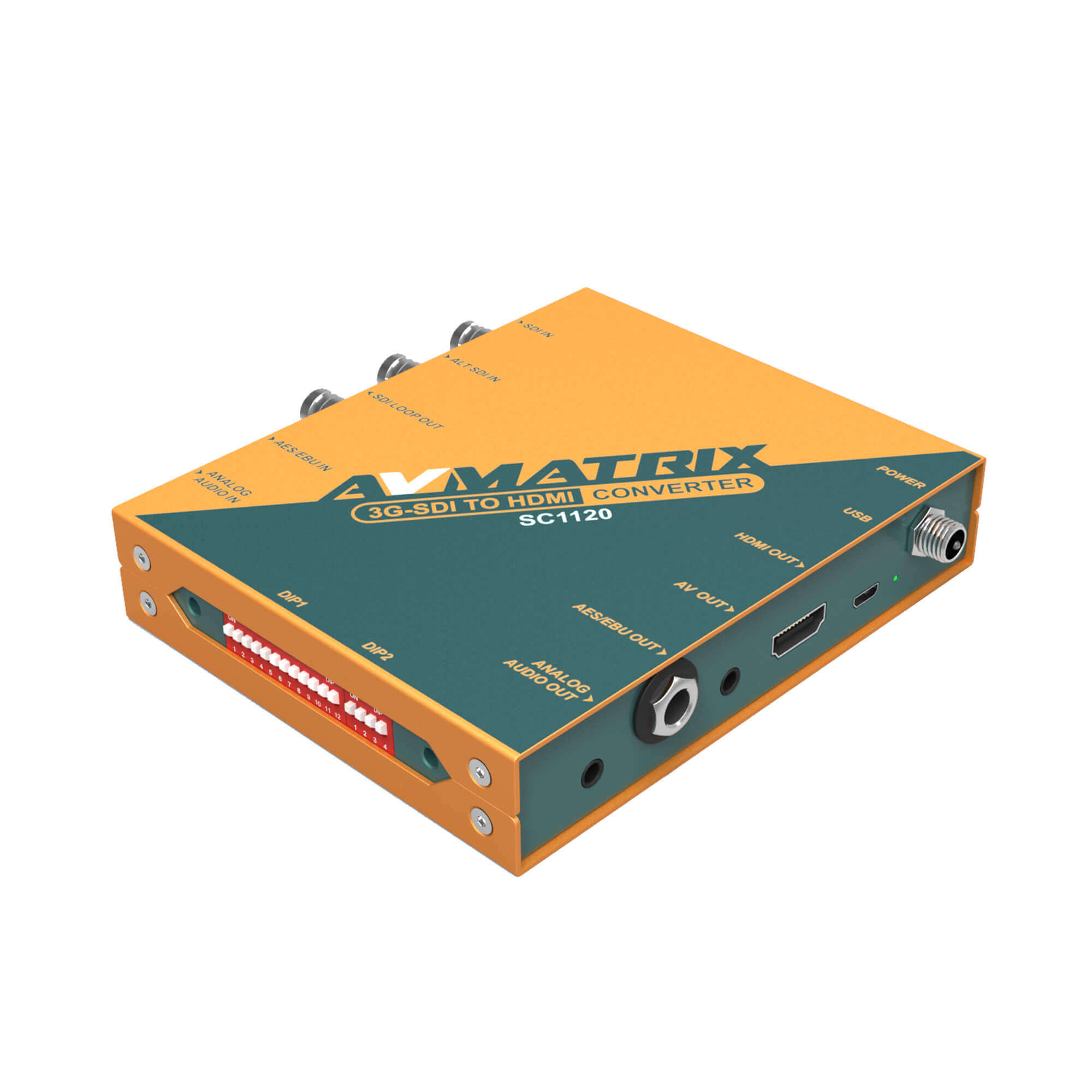 Конвертер AVMATRIX SC1120 3G-SDI в HDMI/AV с масштабированием Конвертер AVMATRIX SC1120 3G-SDI в HDMI/AV с масштабированием