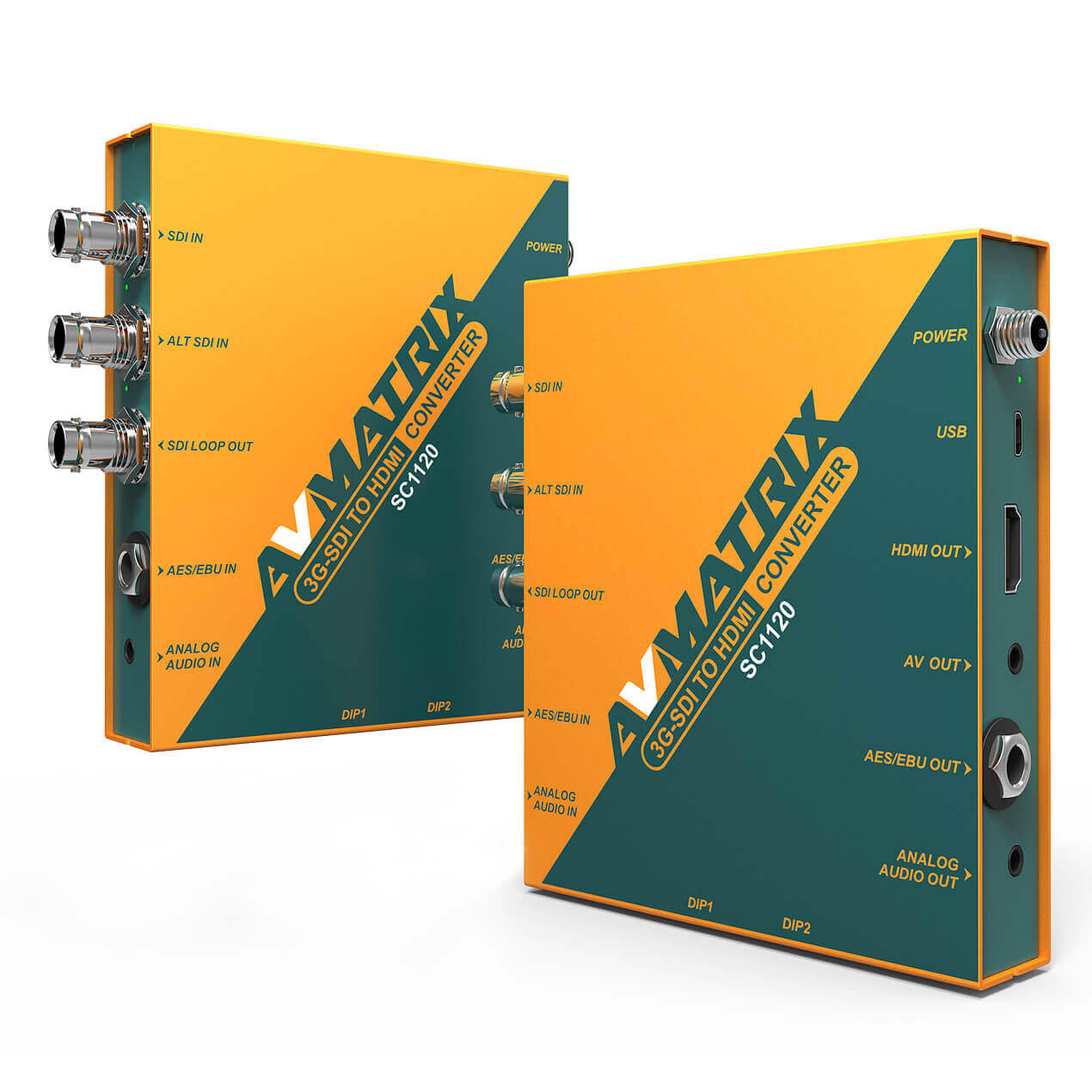 Конвертер AVMATRIX SC1120 3G-SDI в HDMI/AV с масштабированием Конвертер AVMATRIX SC1120 3G-SDI в HDMI/AV с масштабированием