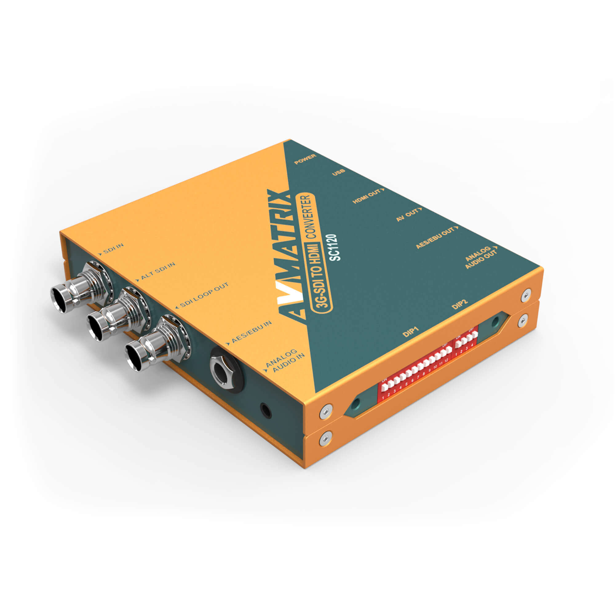 Конвертер AVMATRIX SC1120 3G-SDI в HDMI/AV с масштабированием Конвертер AVMATRIX SC1120 3G-SDI в HDMI/AV с масштабированием
