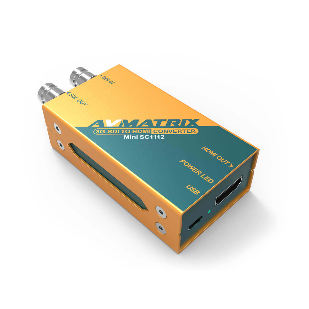 Конвертер AVMATRIX Mini SC1112 преобразования 3G-SDI в HDMI Конвертер AVMATRIX Mini SC1112 преобразования 3G-SDI в HDMI