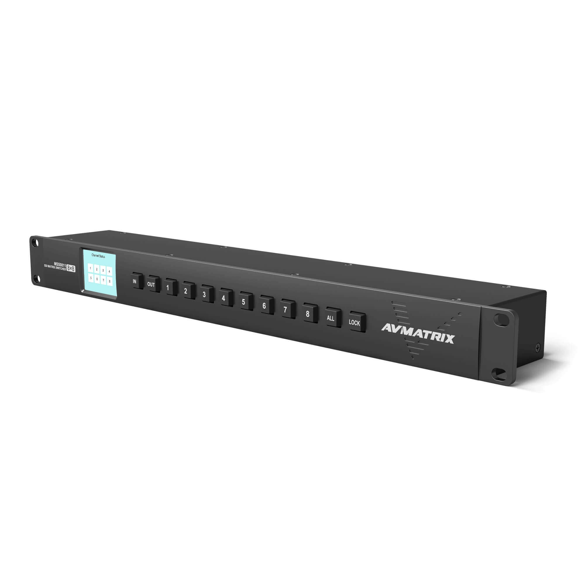 Матричный коммутатор AVMATRIX MSS0811 компактный 3G-SDI 8×8 Матричный коммутатор AVMATRIX MSS0811 компактный 3G-SDI 8×8