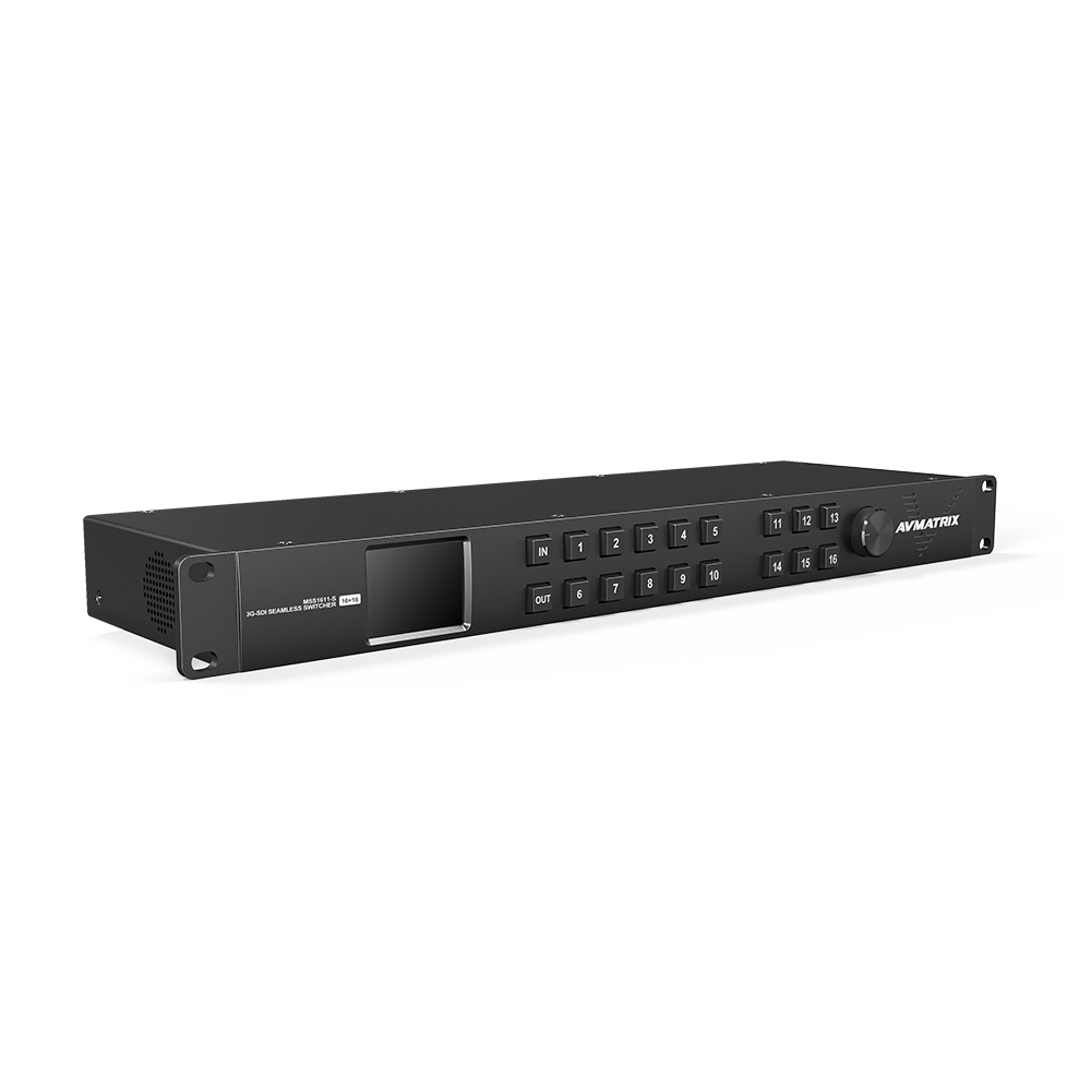 Бесшовный матричный коммутатор AVMATRIX MSS1611-S SDI Бесшовный матричный коммутатор AVMATRIX MSS1611-S SDI