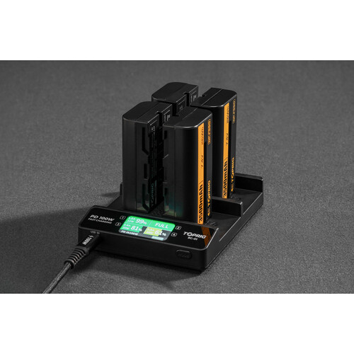 Зарядное устройство Accsoon TOPRIG BC01 4-Bay NP-F Зарядное устройство Accsoon TOPRIG BC01 4-Bay NP-F