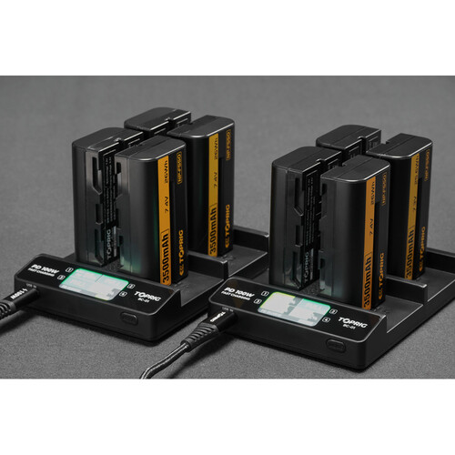 Зарядное устройство Accsoon TOPRIG BC01 4-Bay NP-F Зарядное устройство Accsoon TOPRIG BC01 4-Bay NP-F