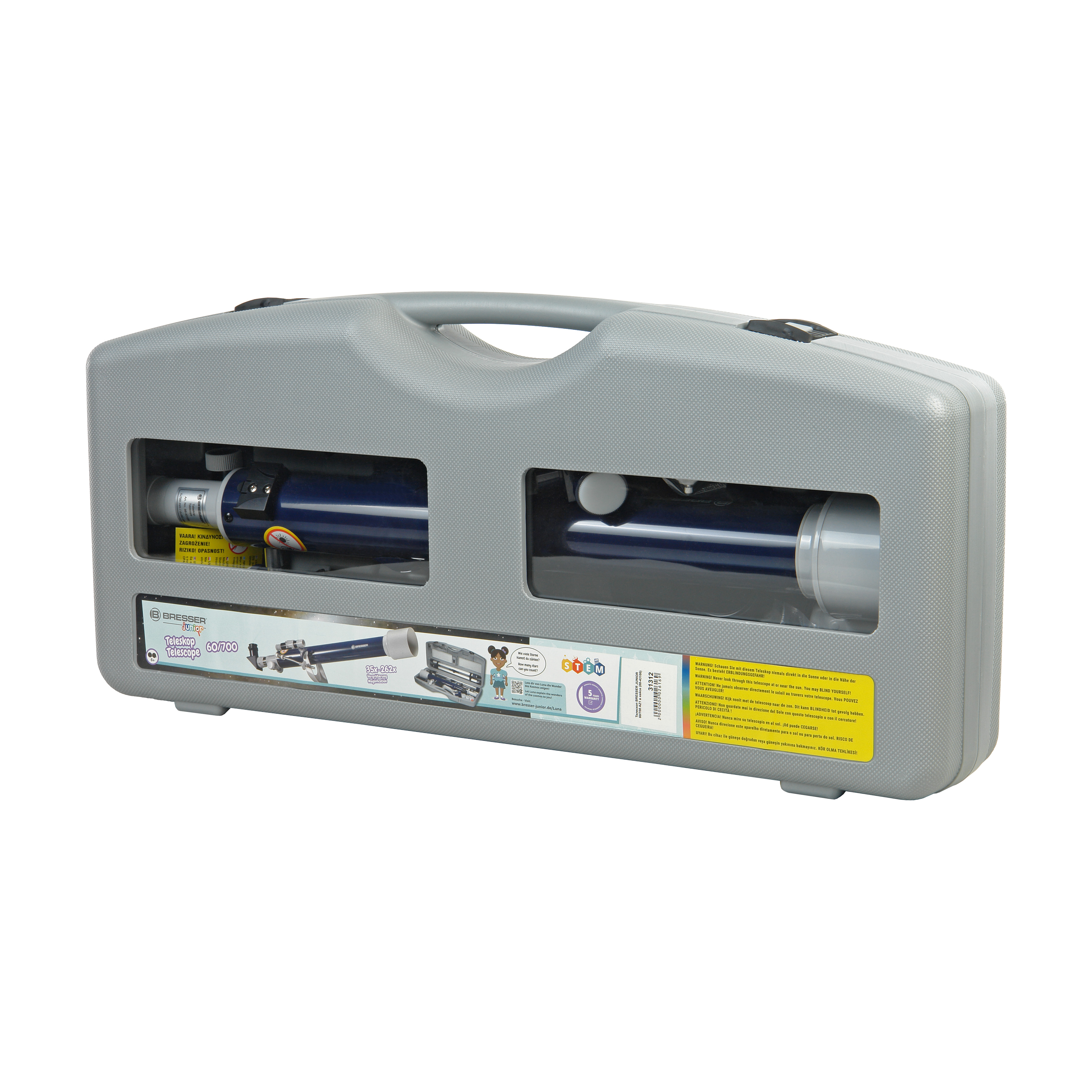 Телескоп BRESSER JUNIOR 60/700 AZ1 в кейсе (88-43100) Телескоп BRESSER JUNIOR 60/700 AZ1 в кейсе (88-43100)