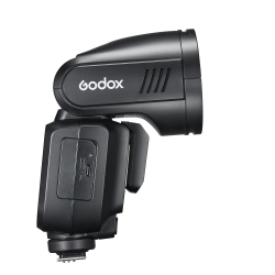 Вспышка накамерная Godox V100C TTL с круглой головкой для Canon
