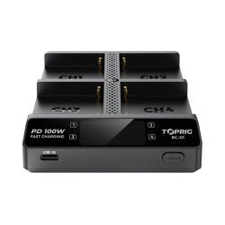 Зарядное устройство Accsoon TOPRIG BC01 4-Bay NP-F