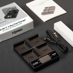 Зарядное устройство Accsoon TOPRIG BC01 4-Bay NP-F